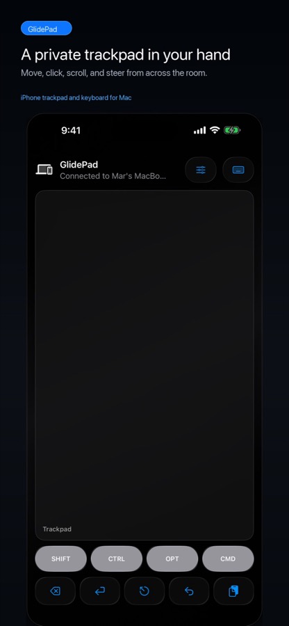 GlidePad screenshot 2